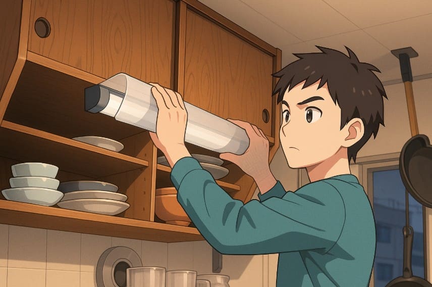 キッチン蛍光灯カバーの外し方と固着対策