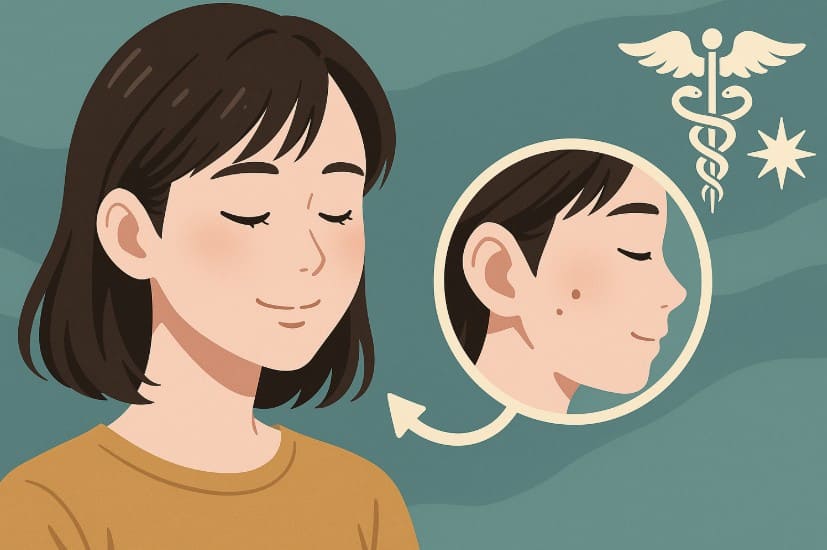 部位別診断！ほくろが自然に消えたスピリチュアルな運勢