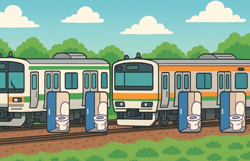東海道線を走る各車両の車内トイレ一覧