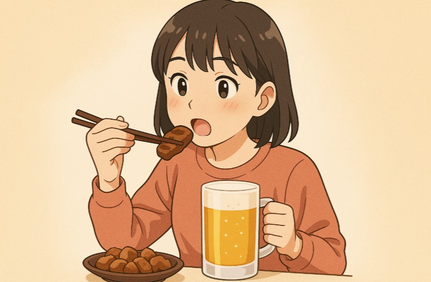 水分やおつまみの過剰摂取