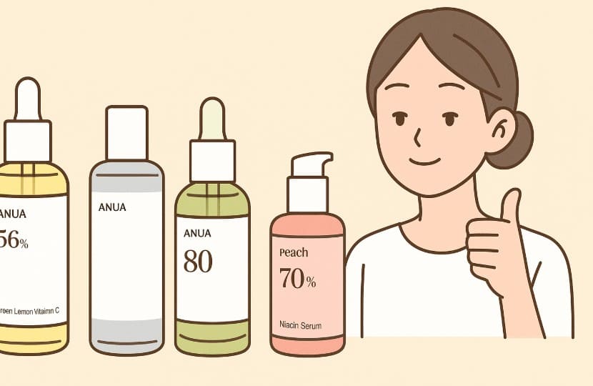 アヌア美容液の組み合わせにおける基本ルール