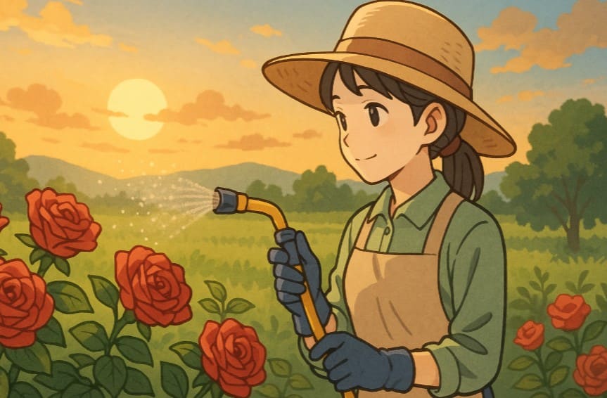 薬害を防ぐ散布の時間帯