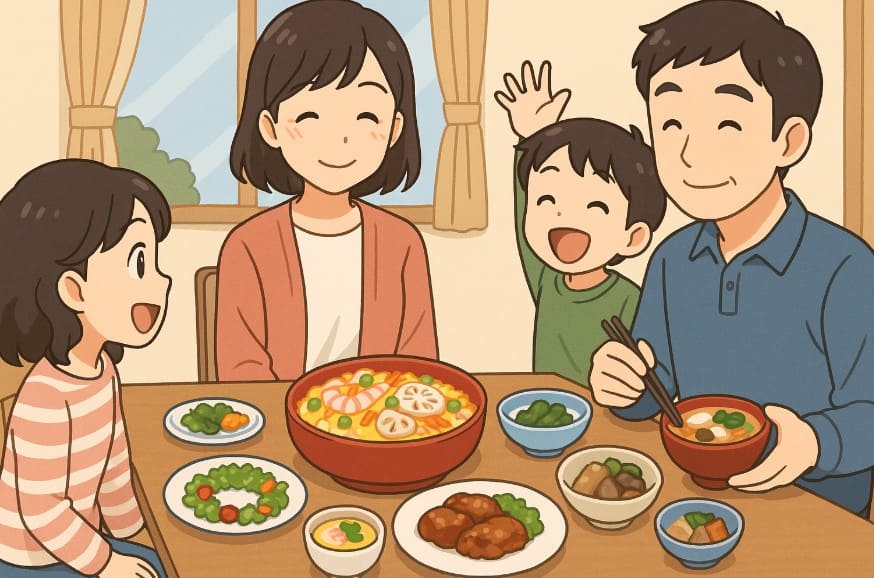 シーン別ちらし寿司とおかずの組み合わせ