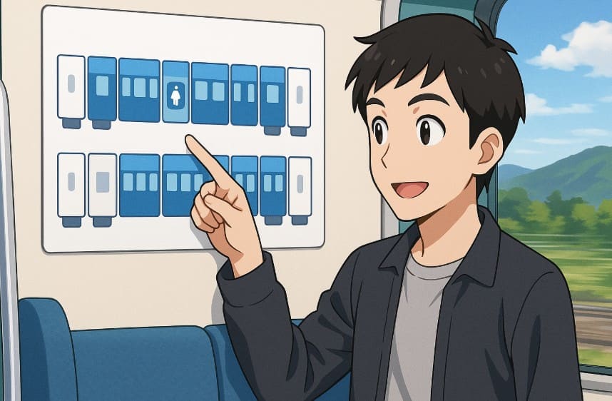 編成図で見るトイレの場所