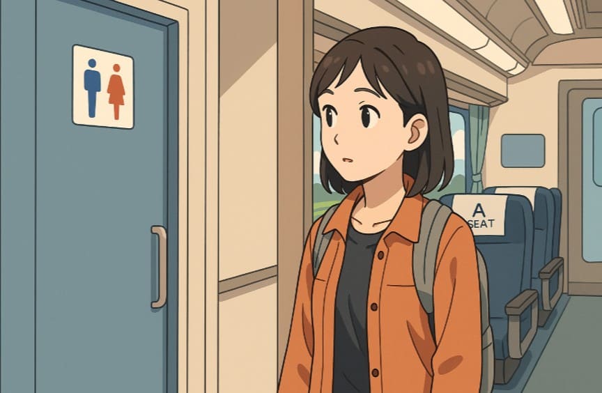 Aシートのトイレは誰でも使える?