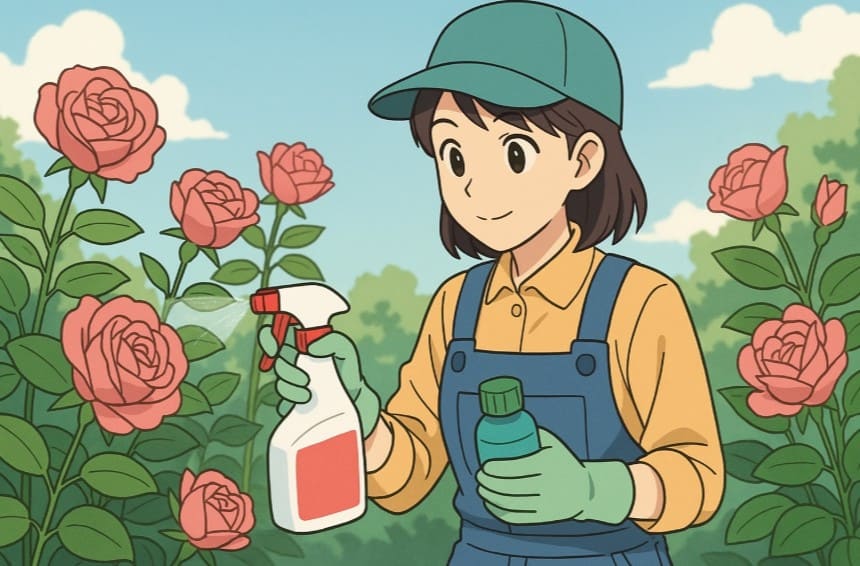 バラの殺虫剤と殺菌剤の組み合わせ実践ガイド