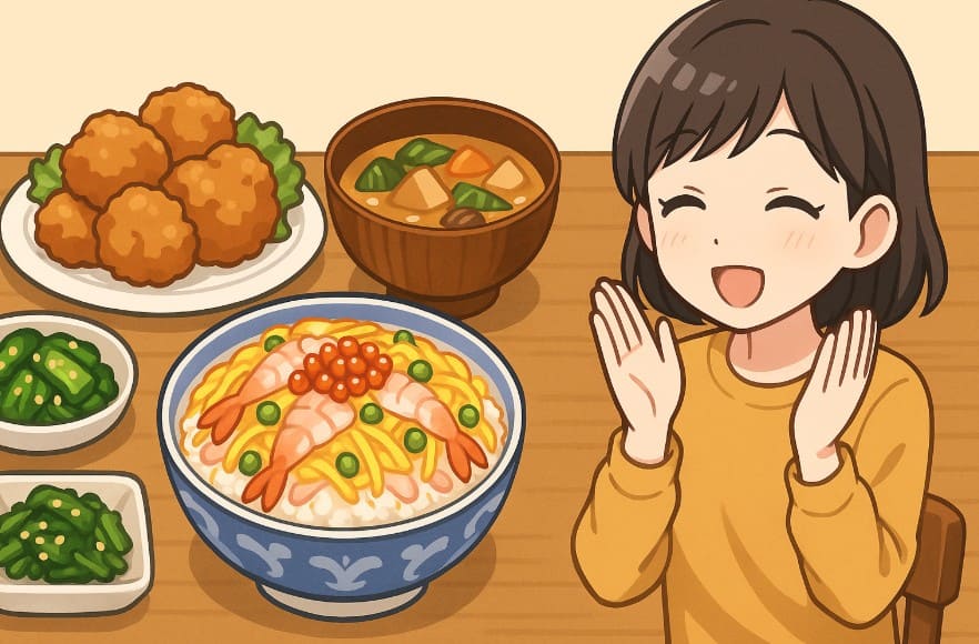 失敗しないちらし寿司とおかずの組み合わせ