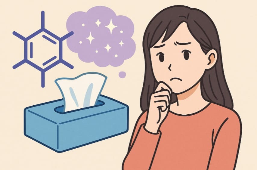 ティッシュの安全性と蛍光増白剤のリスク