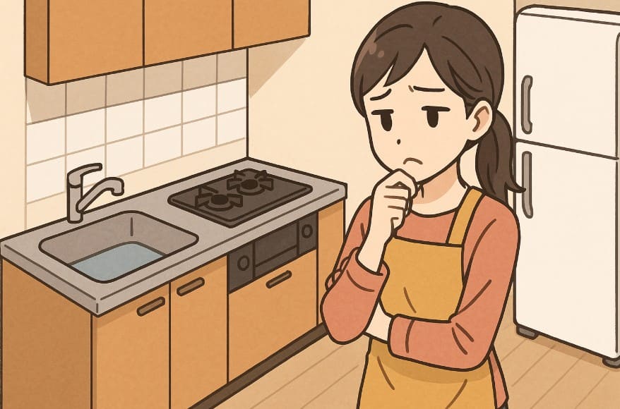 賃貸キッチンが狭い!作業台不足を解消する3原則