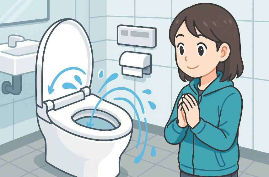 オランダ発の自己洗浄トイレ