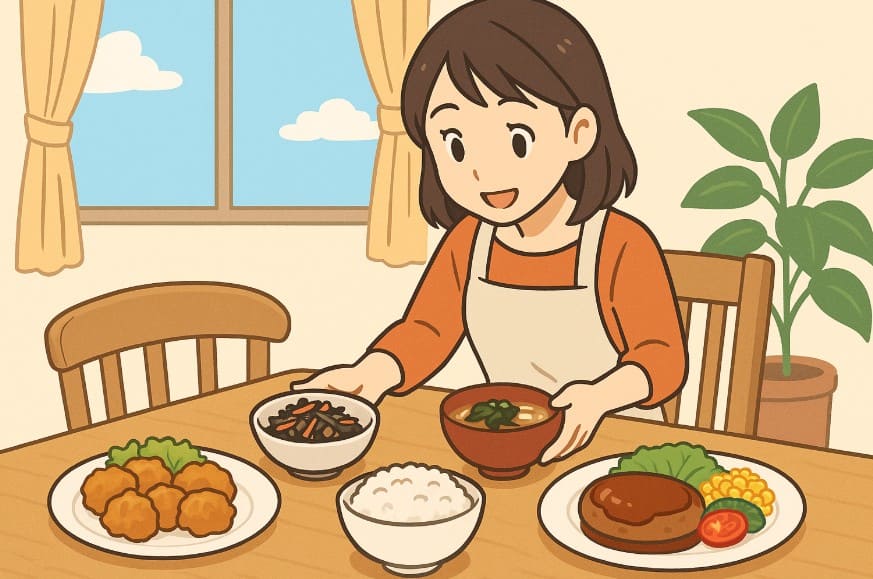 副菜としての煮物に合う献立と組み合わせ例