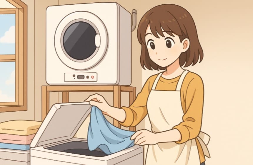 縦型洗濯機との組み合わせ