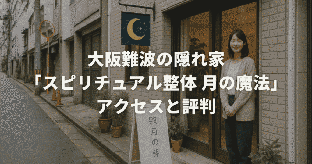 大阪難波の隠れ家「スピリチュアル整体 月の魔法」アクセスと評判