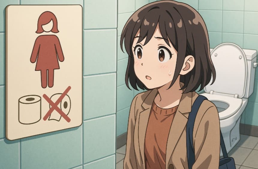 韓国のトイレで紙が流せない理由