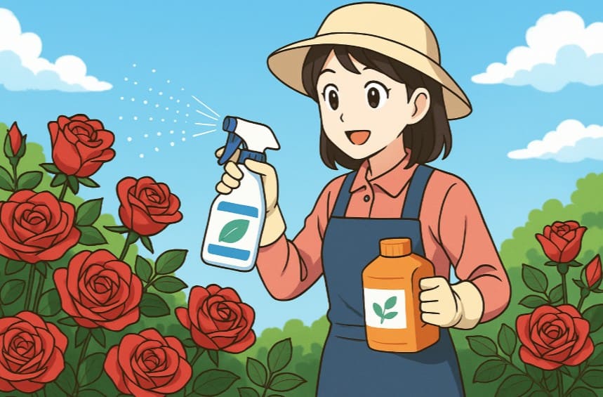 殺虫剤と殺菌剤の組み合わせ、バラの必須知識