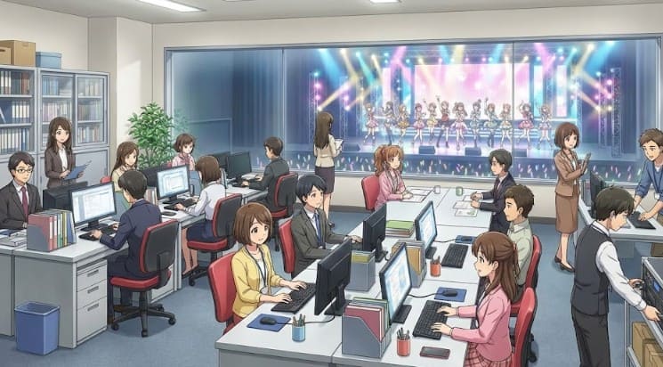 グループの所属事務所と運営