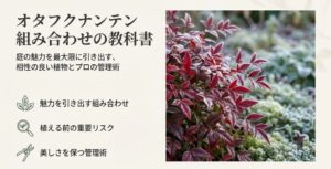オタフクナンテンの組み合わせ！相性の良い植物や野菜との注意点