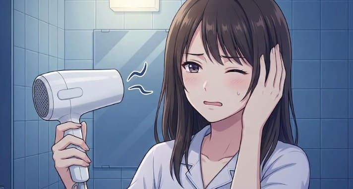 ドライヤーの音はうるさいのか検証