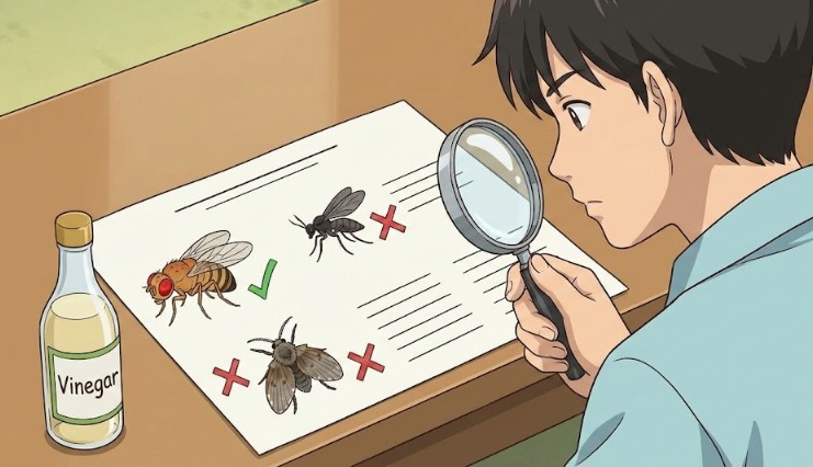 酢が効かないコバエの種類と見分け方