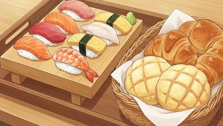 寿司やパンなどその他の正解