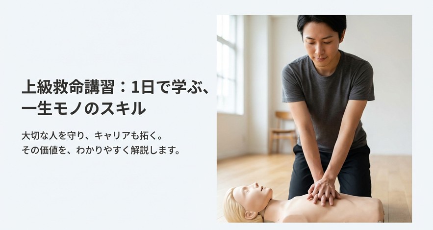 上級救命講習のメリットとは？就職や履歴書への効果も解説