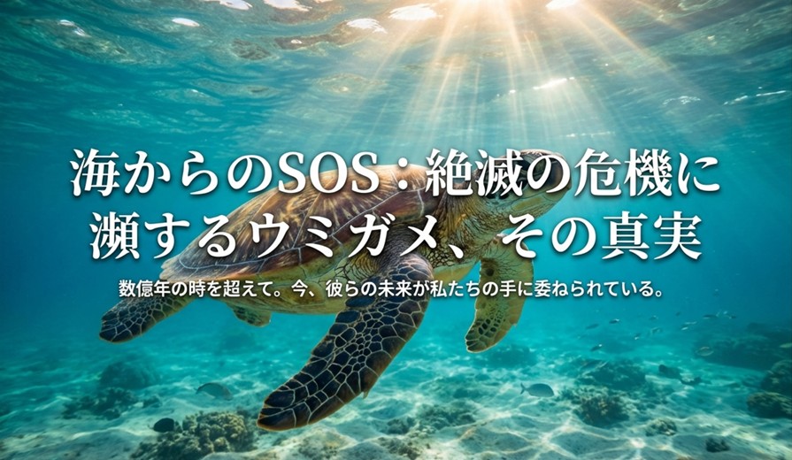 ウミガメ絶滅危惧種なぜ？3つの原因と私たちができる対策
