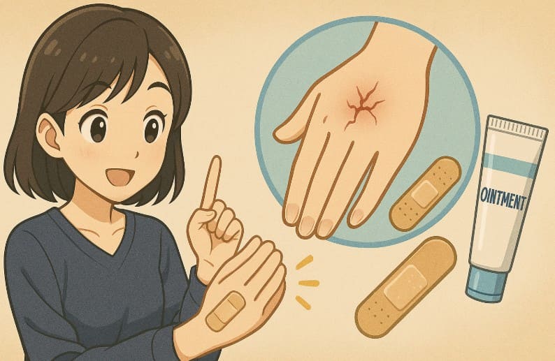 あかぎれを早く治す方法は湿潤療法の徹底にある