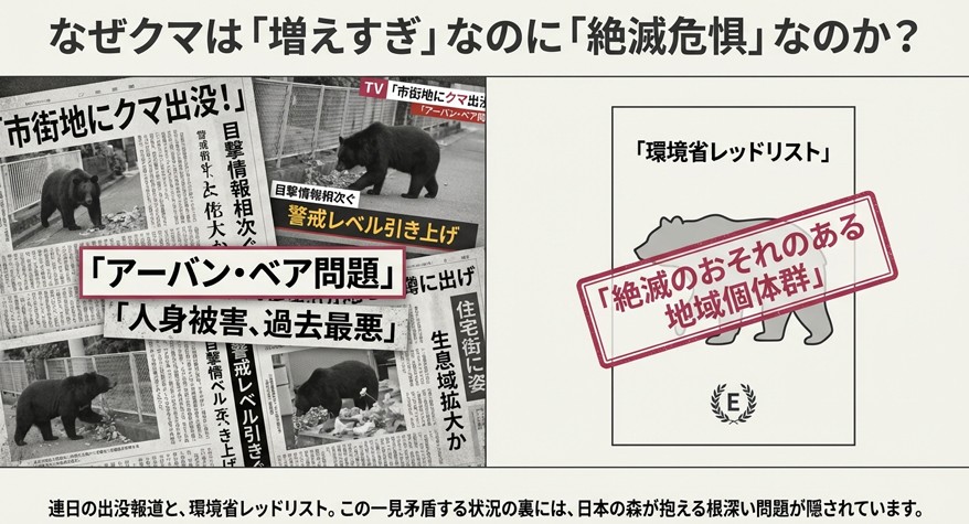 ツキノワグマ絶滅危惧種の理由は？地域別の現状と矛盾を徹底解説