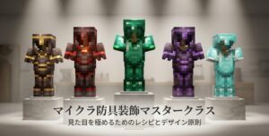 マイクラ防具装飾の組み合わせ最強ガイド！かっこいい＆かわいい集