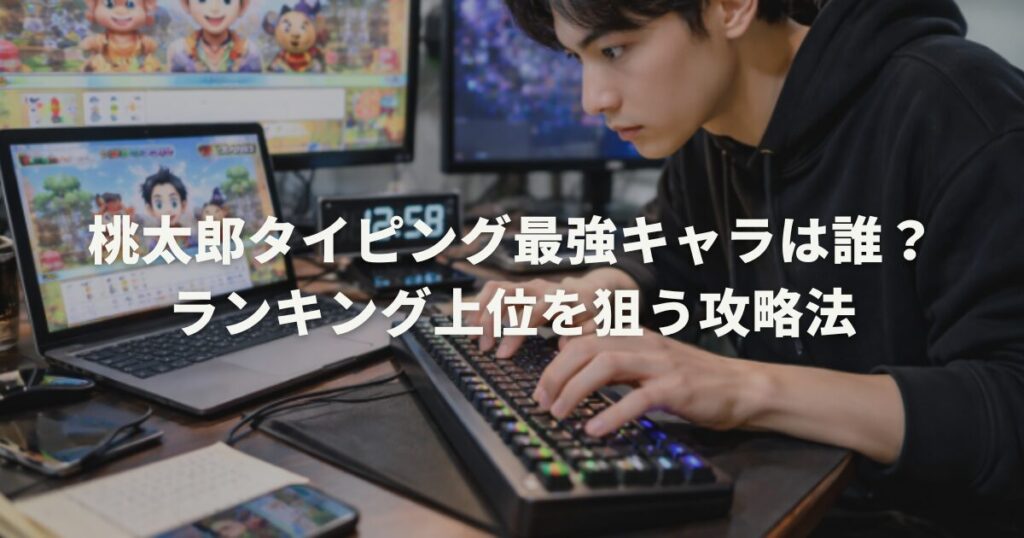 桃太郎タイピング最強キャラは誰？ランキング上位を狙う攻略法