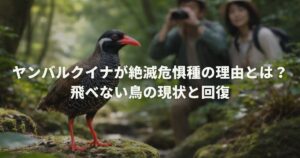 ヤンバルクイナが絶滅危惧種の理由とは？飛べない鳥の現状と回復