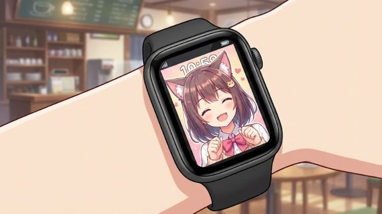 アニメやキャラクター画像を表示する