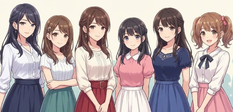 メンバーの年齢順とターゲット層