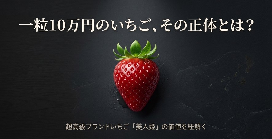 一粒10万円の高級いちご「美人姫」の正体とは？味や購入方法を解説