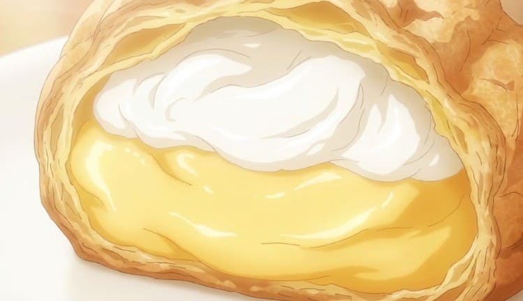 生クリームとカスタードの味覚バランス