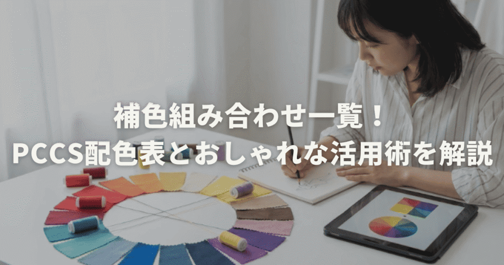 補色組み合わせ一覧！PCCS配色表とおしゃれな活用術を解説