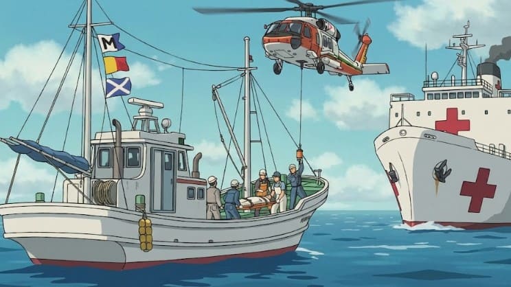 医療支援を要請する3字信号コード