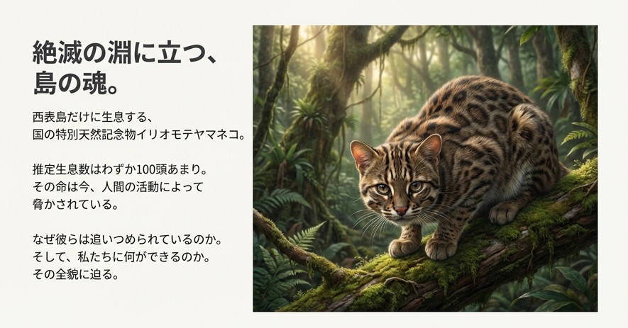 イリオモテヤマネコが絶滅危惧種になった原因とは？事故や開発を解説