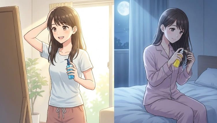 朝と夜での効果的な使い分け