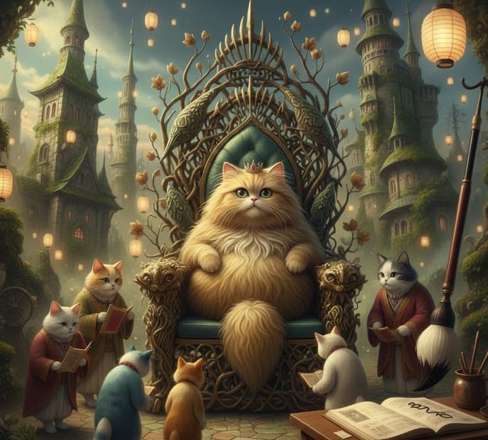 猫の恩返しの王様の名前やモデル