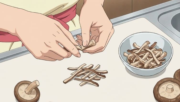 捨てずに軸まで食べる調理の知恵