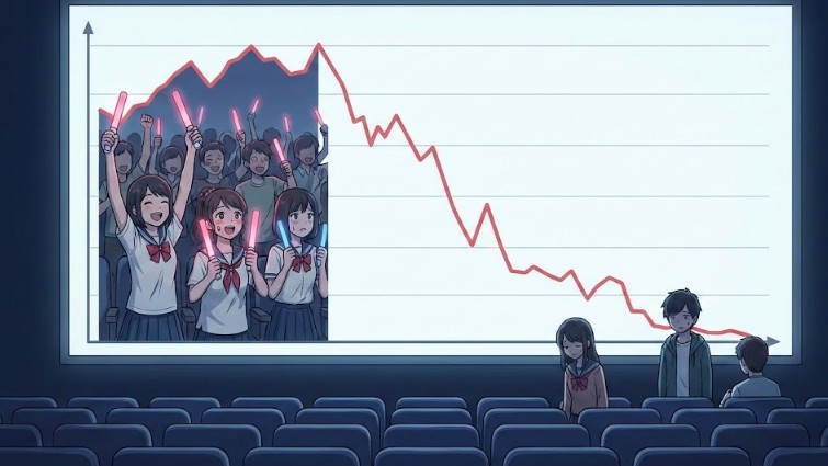 歴代最高から急落した視聴率の推移