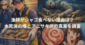 漁師がシャコ食べない理由は？水死体の噂とアニサキスの真実を調査