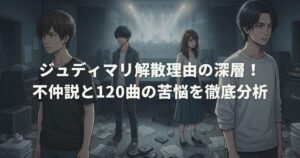 ジュディマリ解散理由の深層！不仲説と120曲の苦悩を徹底分析