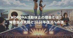 MOROHA活動休止の理由とは？解散説の真相と2026年復活への道