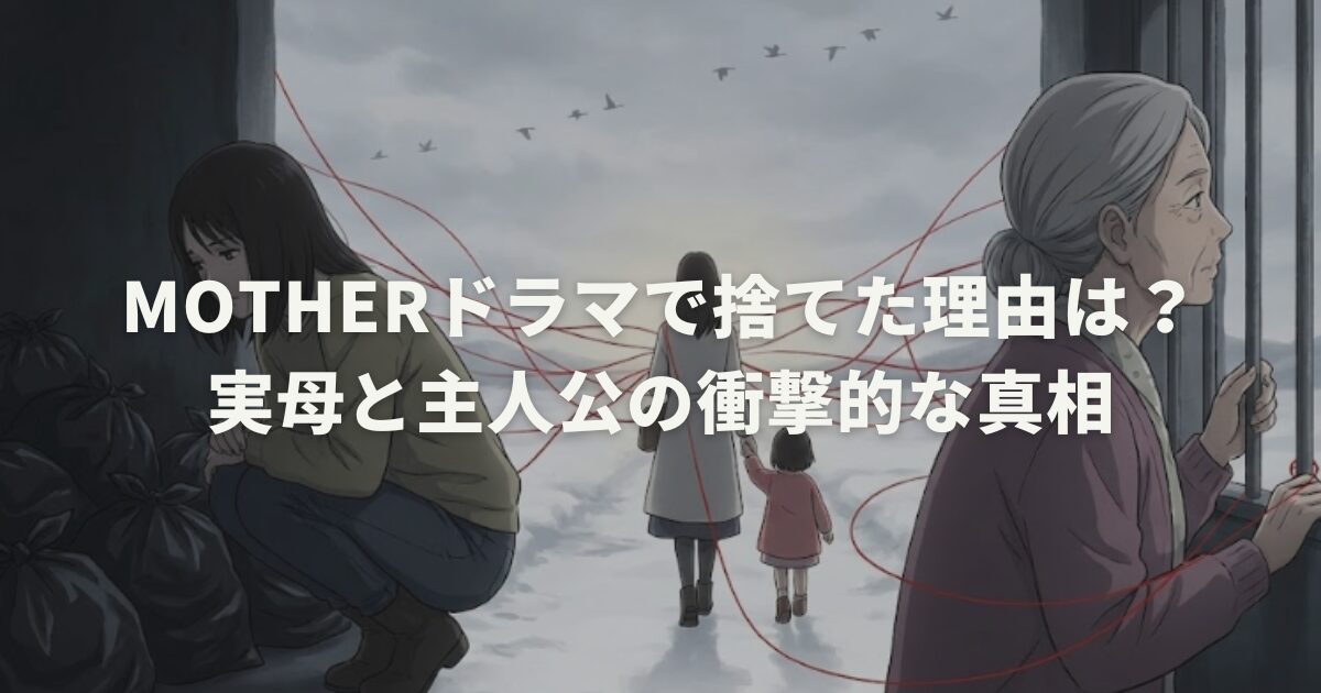 Motherドラマで捨てた理由は？実母と主人公の衝撃的な真相