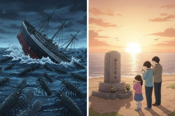 洞爺丸事故とシャコが水死体を食べるという都市伝説