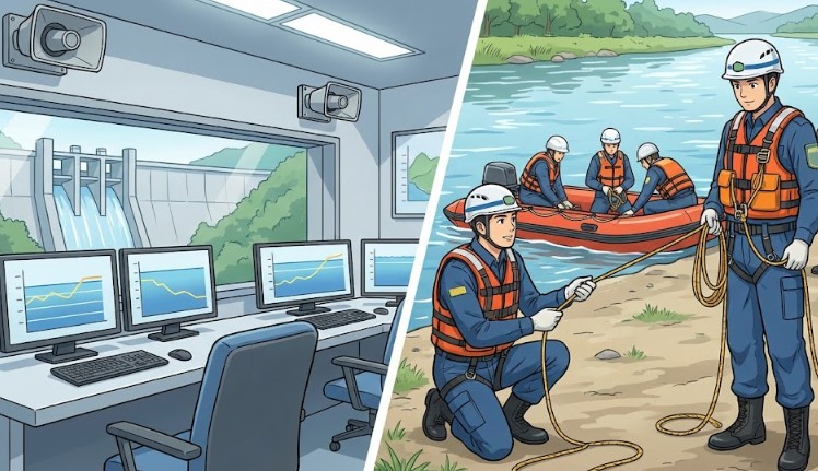 事故の教訓によるダム管理と救助法の変化