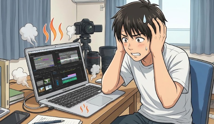 動画編集で熱暴走やフリーズが起きる限界