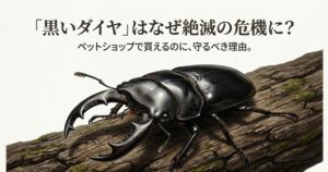 オオクワガタは絶滅危惧種？販売や採集のルールと現状を解説